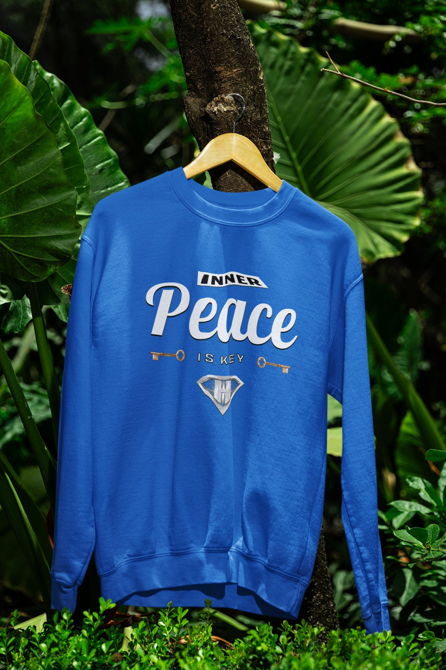 Blue Positivity Sweaters