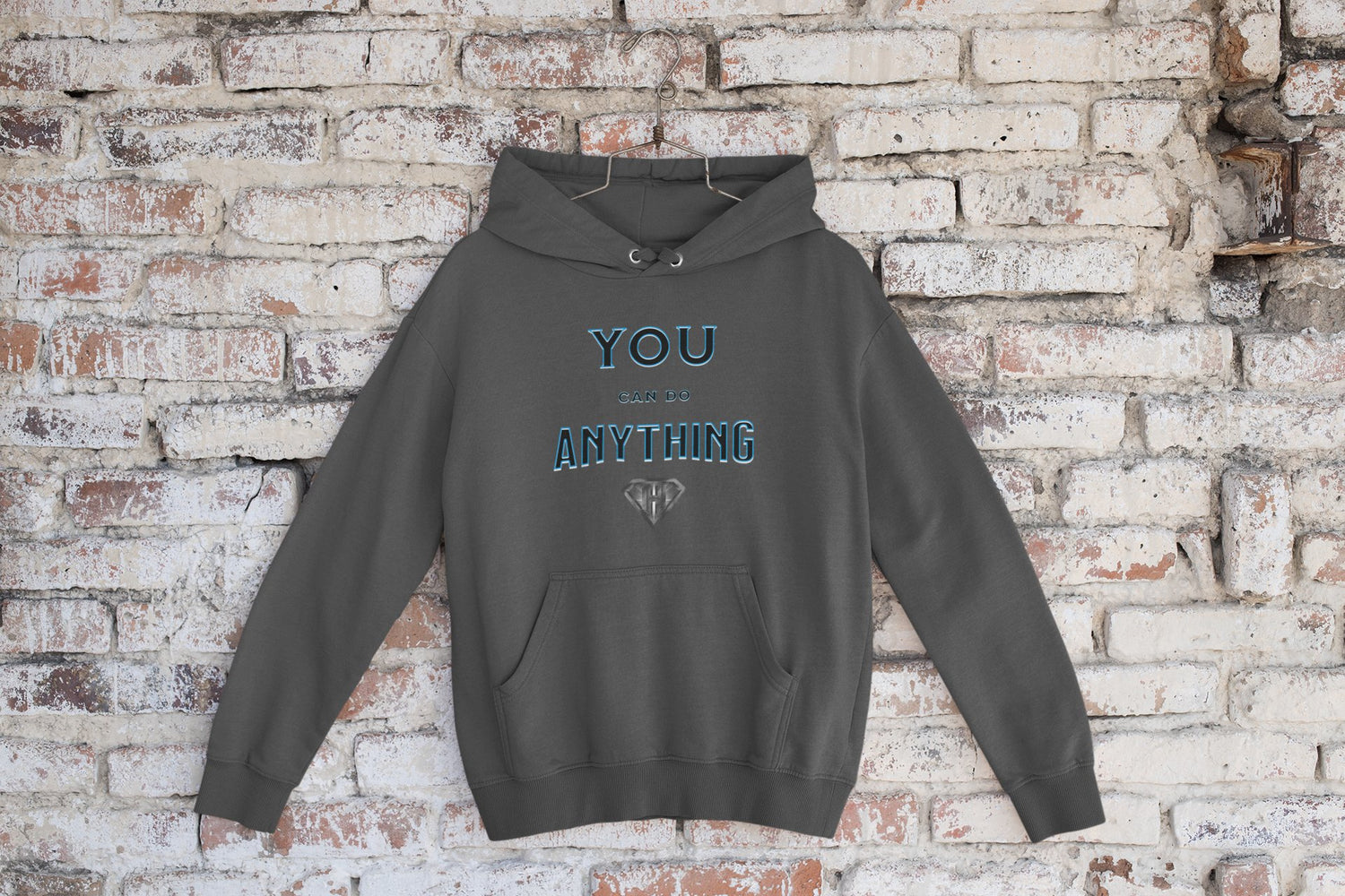 Grey Motivational Hoodies