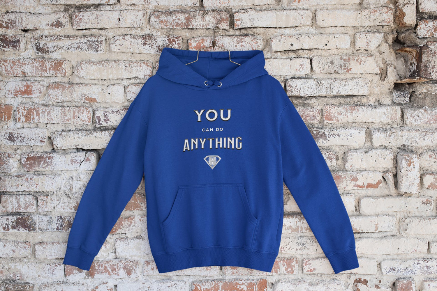 Blue Motivational Hoodies