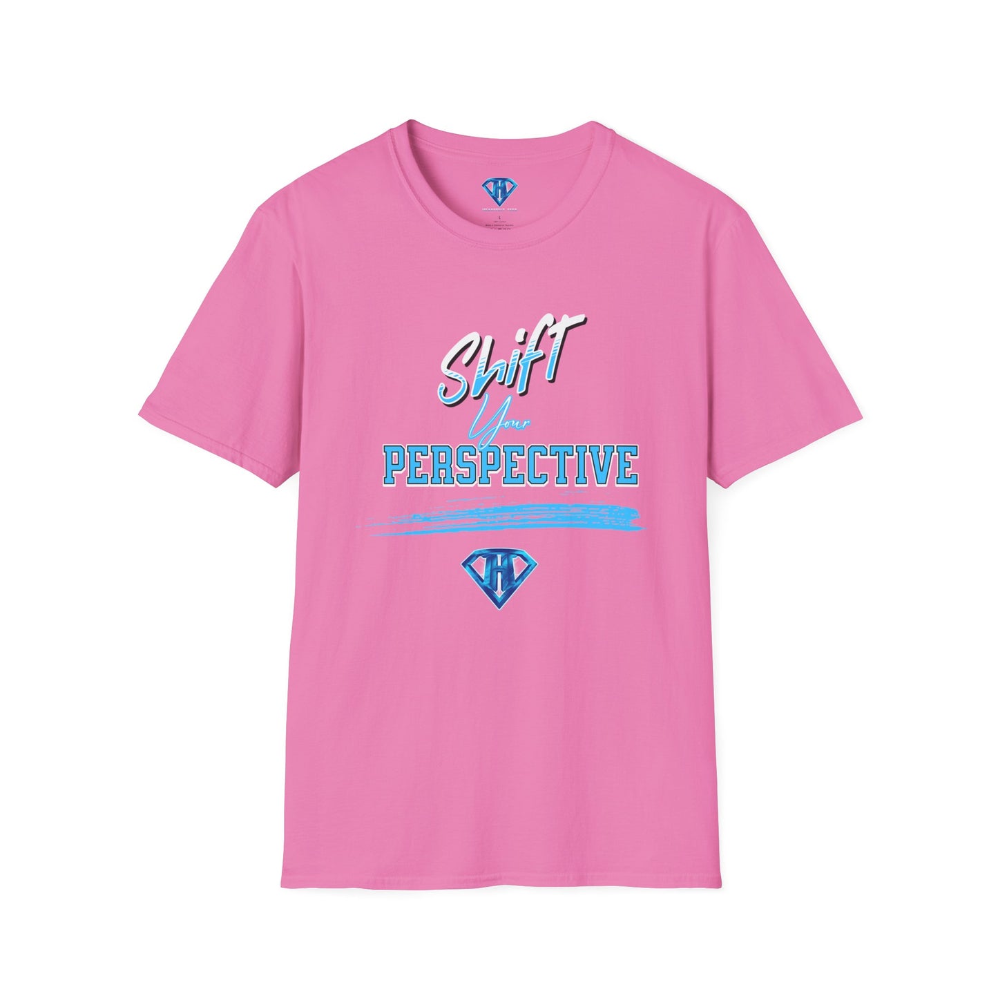 Pink "Shift Your Perspective" Inspirational T-Shirt