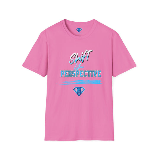 Pink "Shift Your Perspective" Inspirational T-Shirt