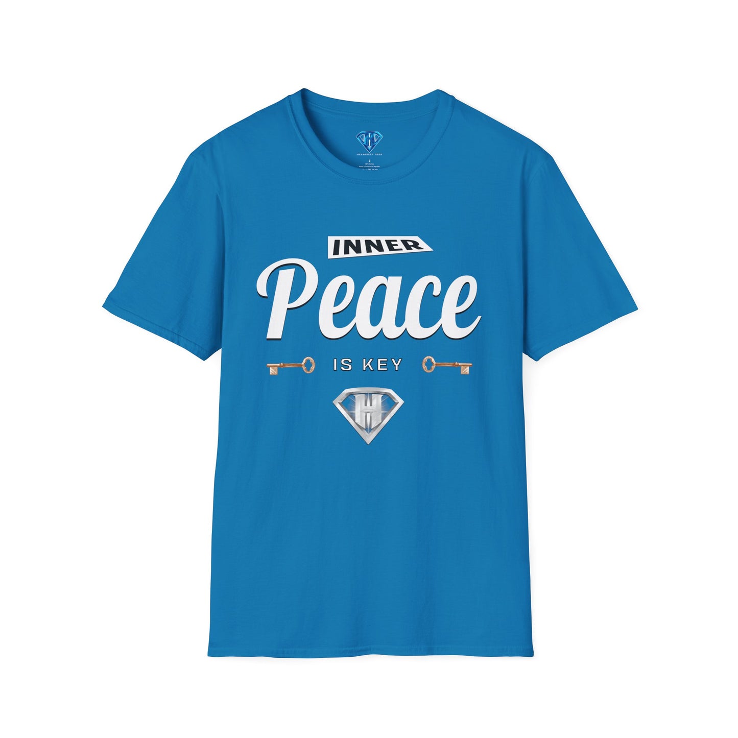 Sapphire "Inner Peace Is Key" Inspirational T-Shirt