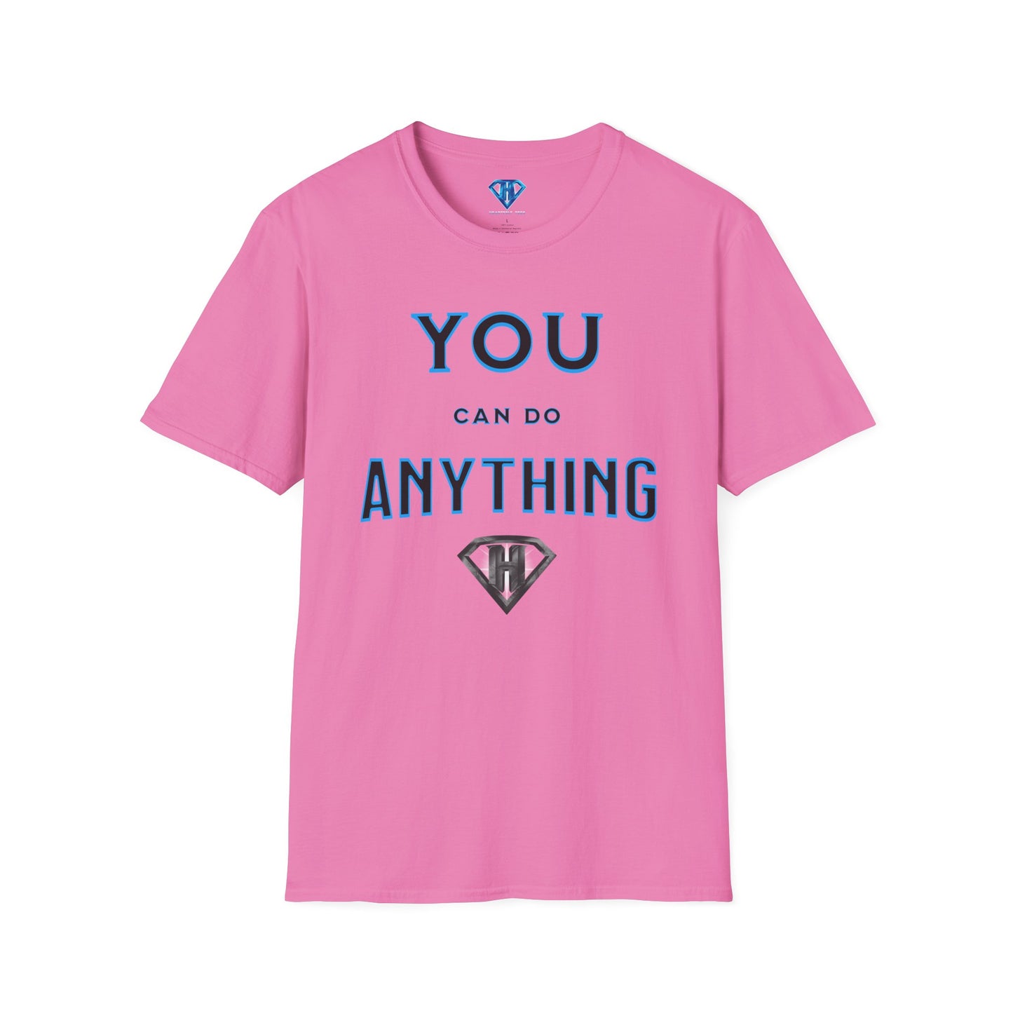 Pink "You Can Do Anything" Inspirational T Shirt