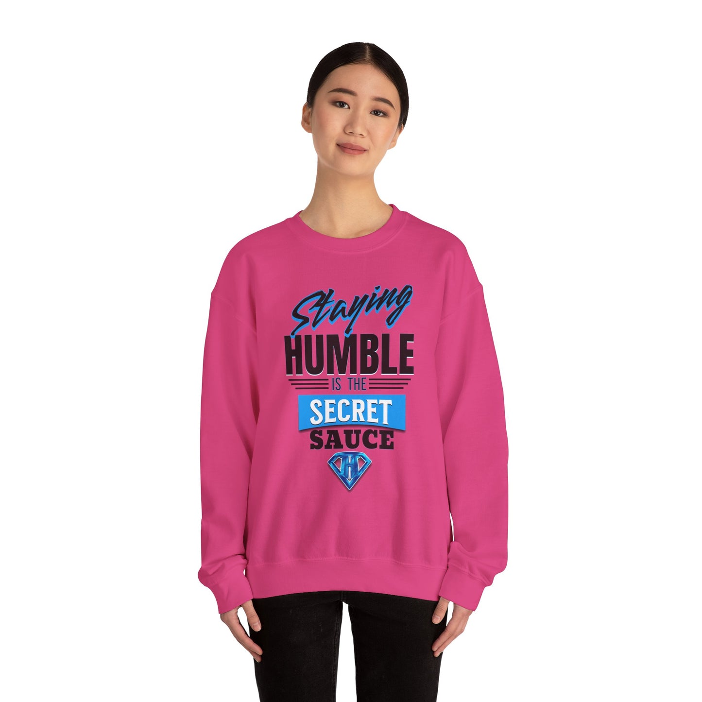 Hot Pink "Staying Humble Is The Secret Sauce" Positivity Sweaters