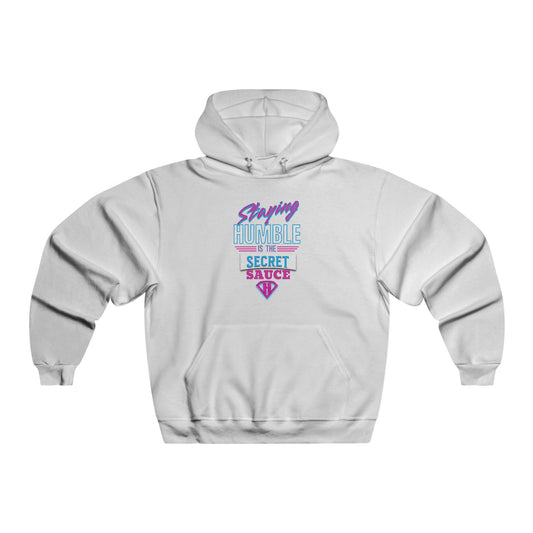 White & Pink "Staying Humble Is The Secret Sauce" Motivational Hoodies