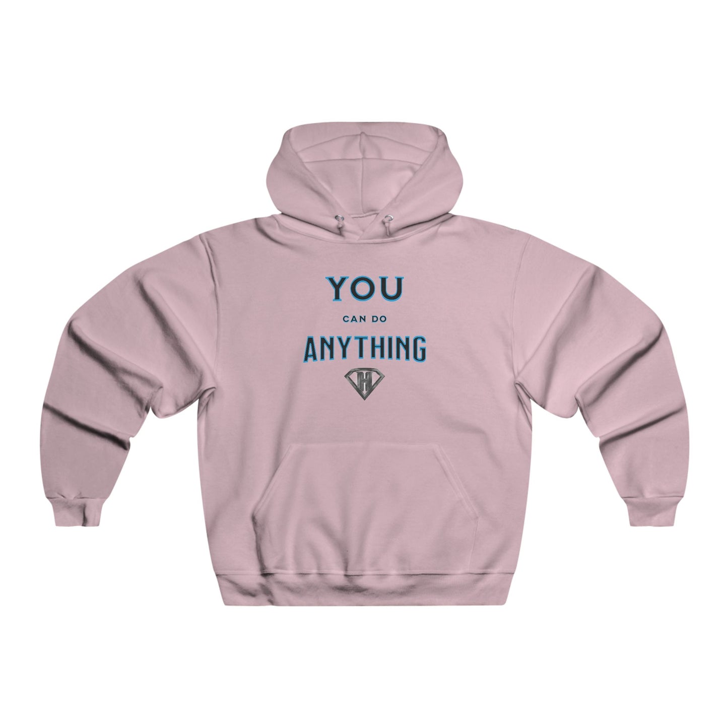 Light Pink "You Can Do Anything" Motivational Hoodies