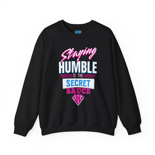 Black & Pink "Staying Humble Is The Secret Sauce" Positivity Sweaters