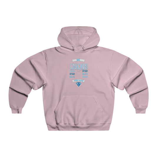 Light Pink "Be Unique Anyway" Motivational Hoodies