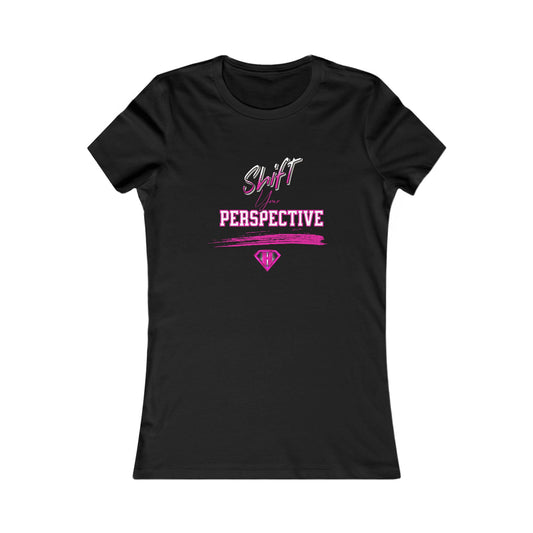 Black & Pink "Shift Your Perspective"  Self Expression Women's Tees