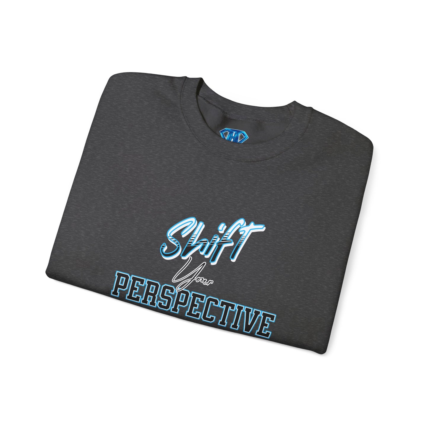 Grey "Shift Your Perspective" Positivity Sweaters