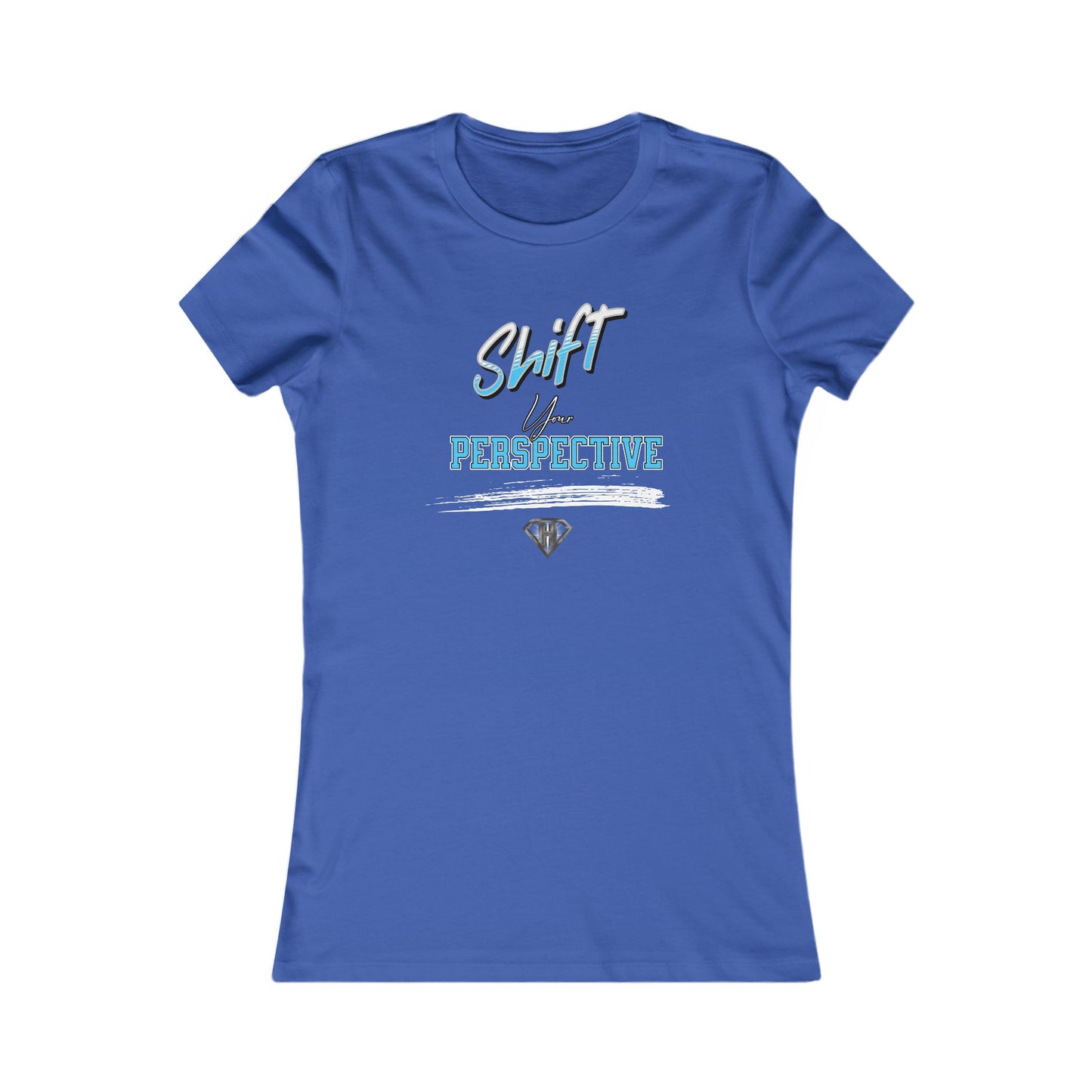 Blue "Shift Your Perspective"  Self Expression Women's Tees