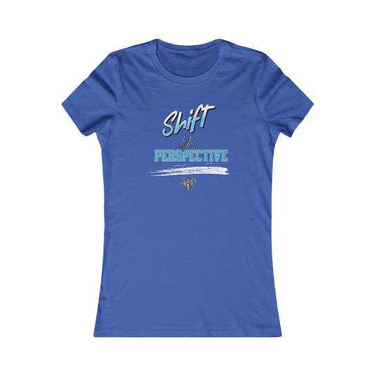 Blue "Shift Your Perspective"  Self Expression Women's Tees