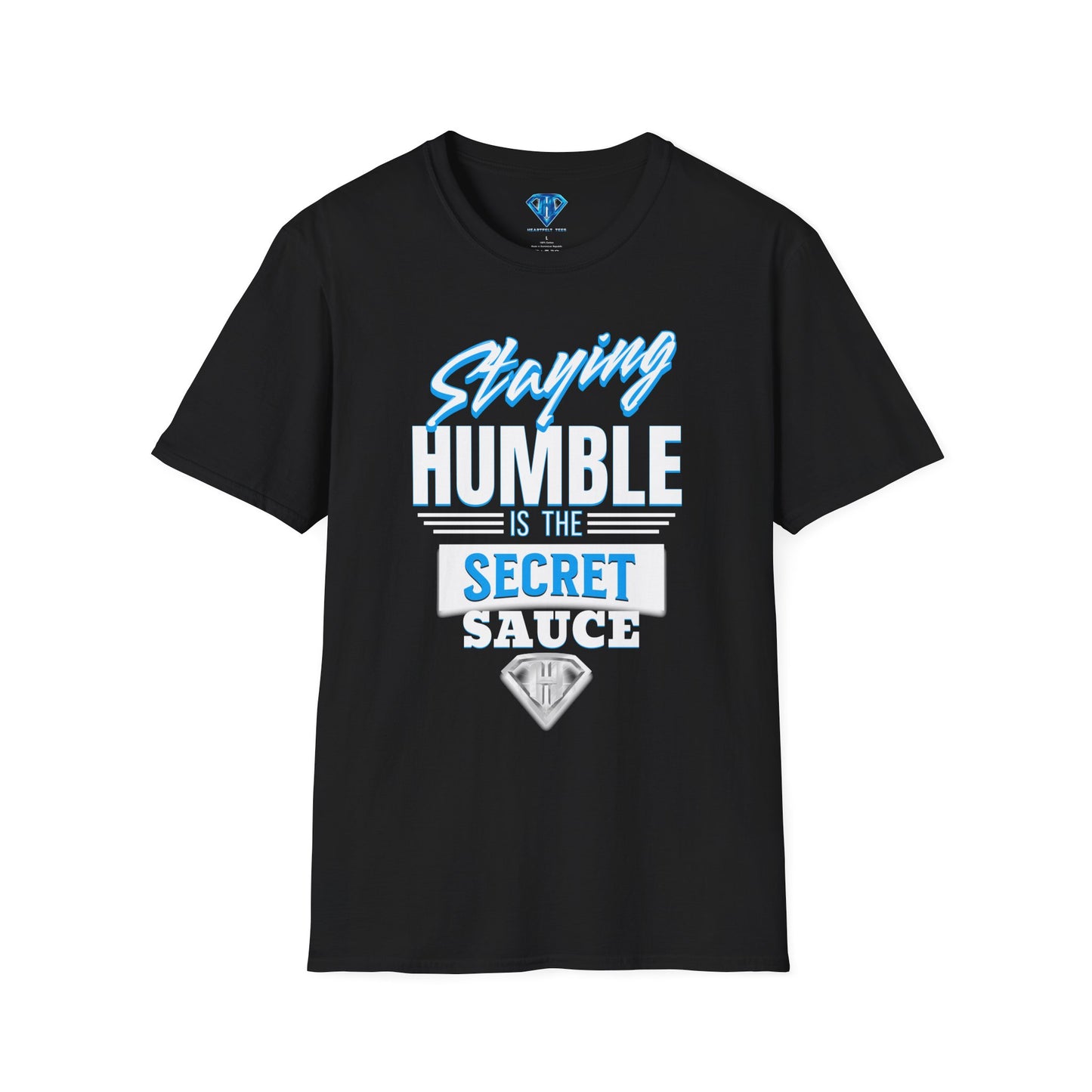 Black "Staying Humble is the secret sauce" Inspirational T-Shirt