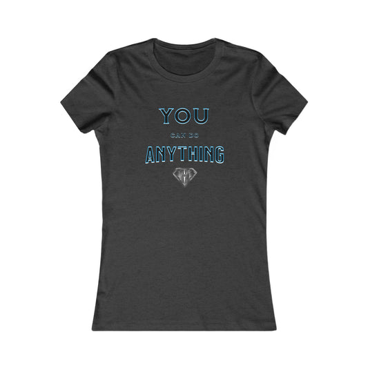 Grey "You Can Do Anything" Self Expression Women's Tees