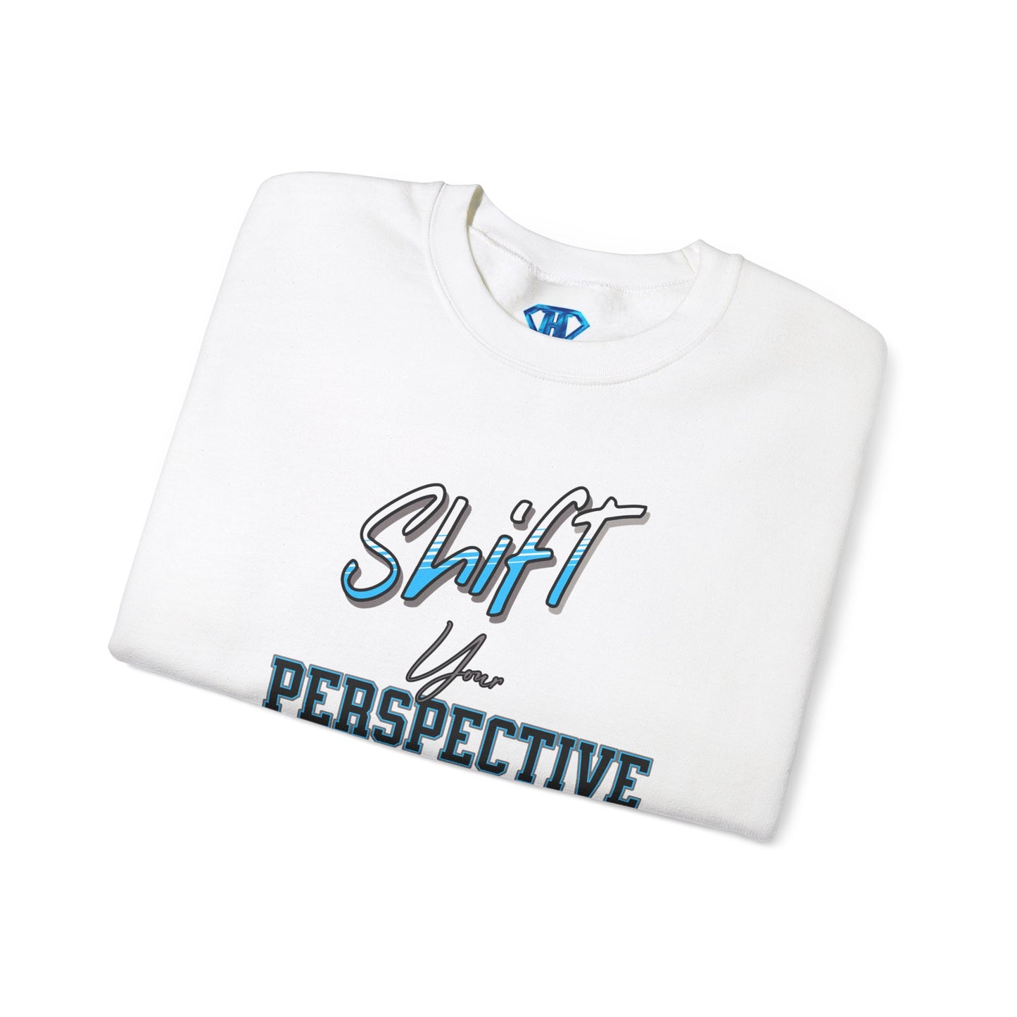 White "Shift Your Perspective" Positivity Sweaters