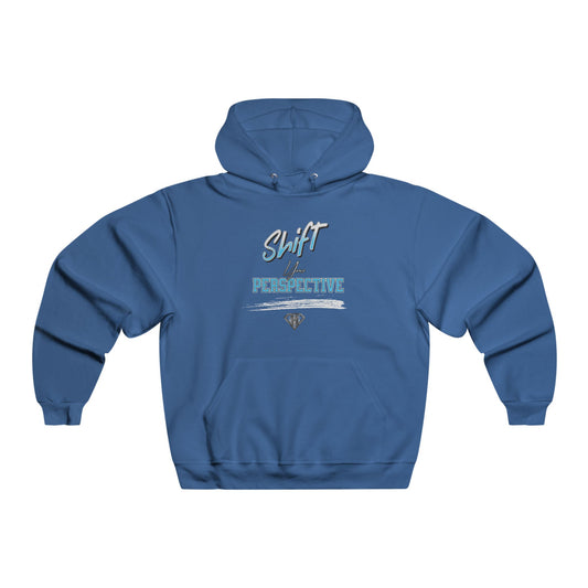 Blue "Shift Your Perspective" Motivational Hoodies