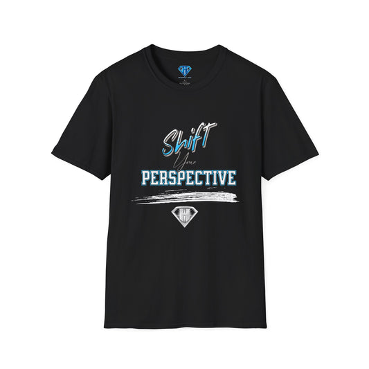 Black  "Shift Your Perspective" Inspirational T-Shirts