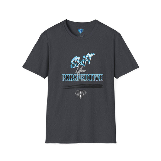 Grey "Shift Your Perspective" Inspirational T-Shirt