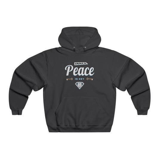 Black "Inner Peace Is Key" Motivational Hoodies