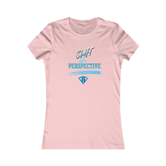 Light Pink "Shift Your Perspective"  Self Expression Women's Tees