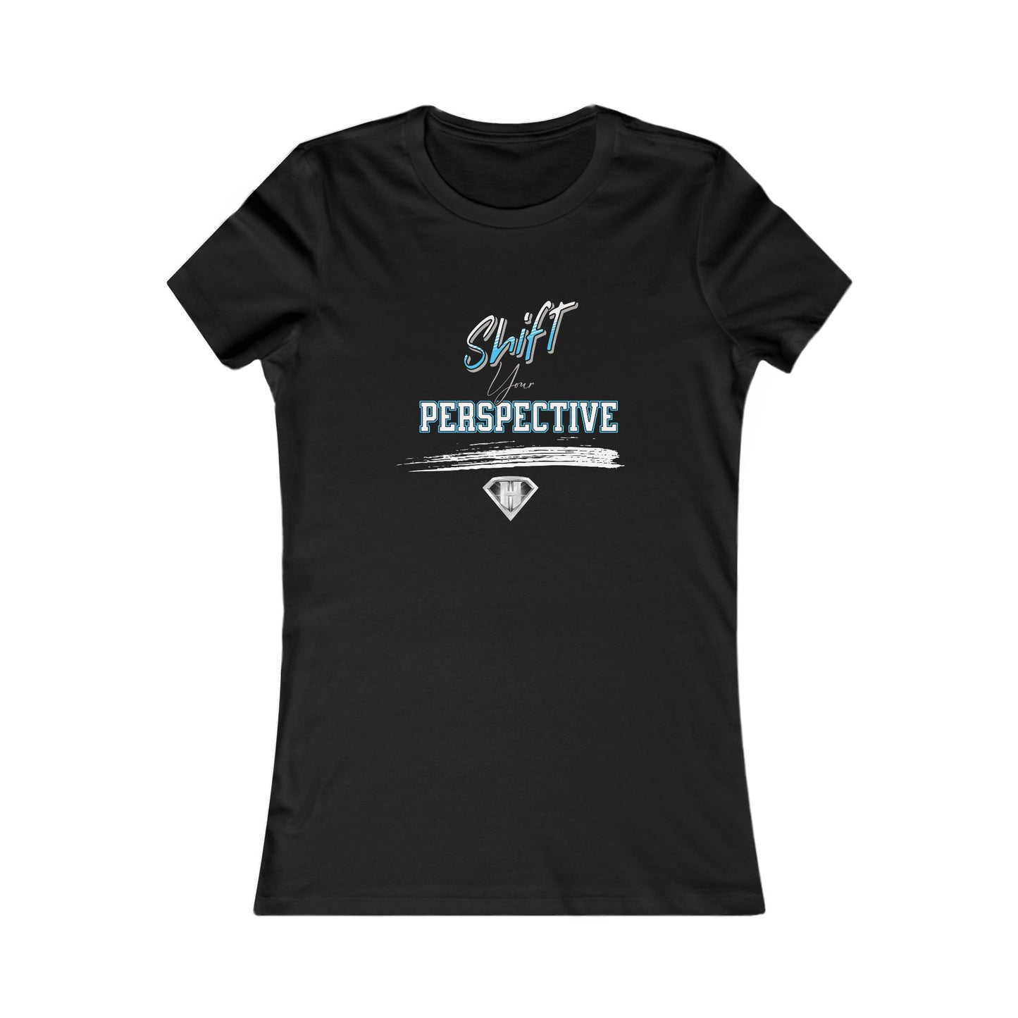 Black "Shift Your Perspective"  Self Expression Women's Tees