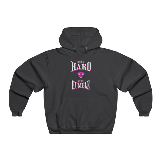 Black & Pink "Work Hard Stay Humble" Motivational Hoodies